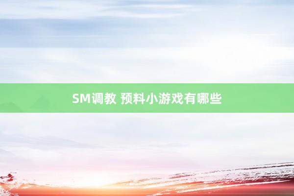 SM调教 预料小游戏有哪些